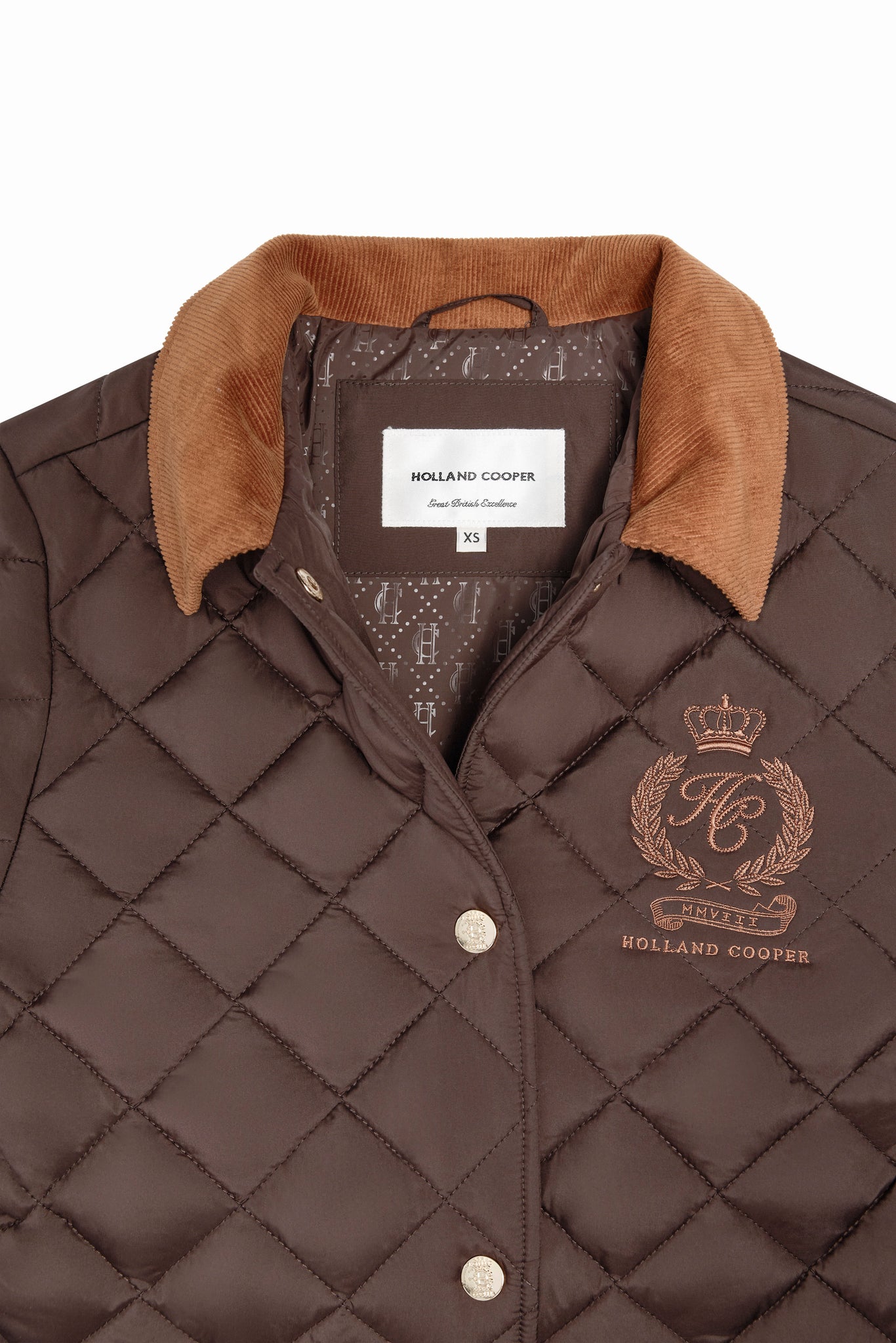 Hastings Quilted Jacket (Chocolate)
