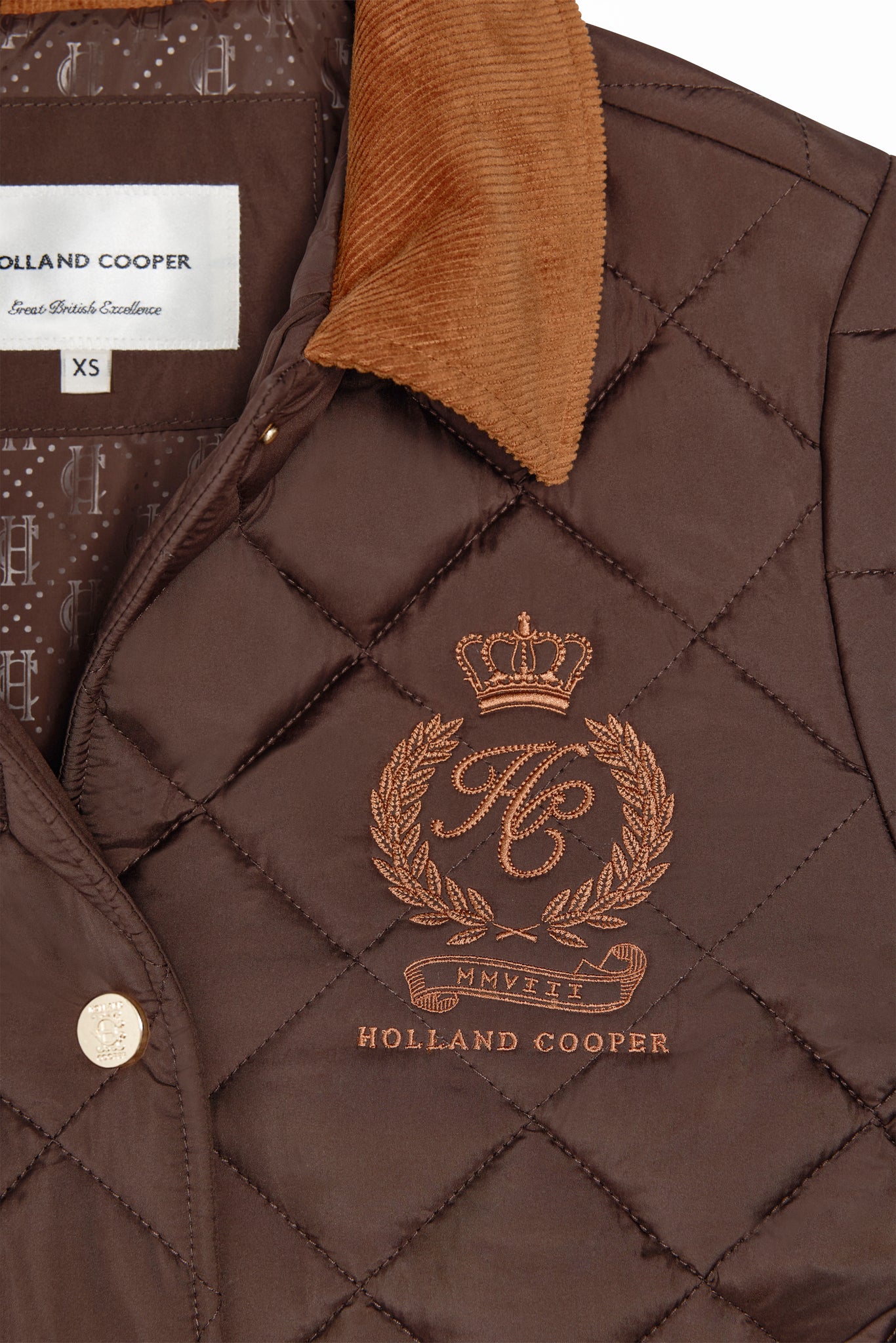 Hastings Quilted Jacket (Chocolate)