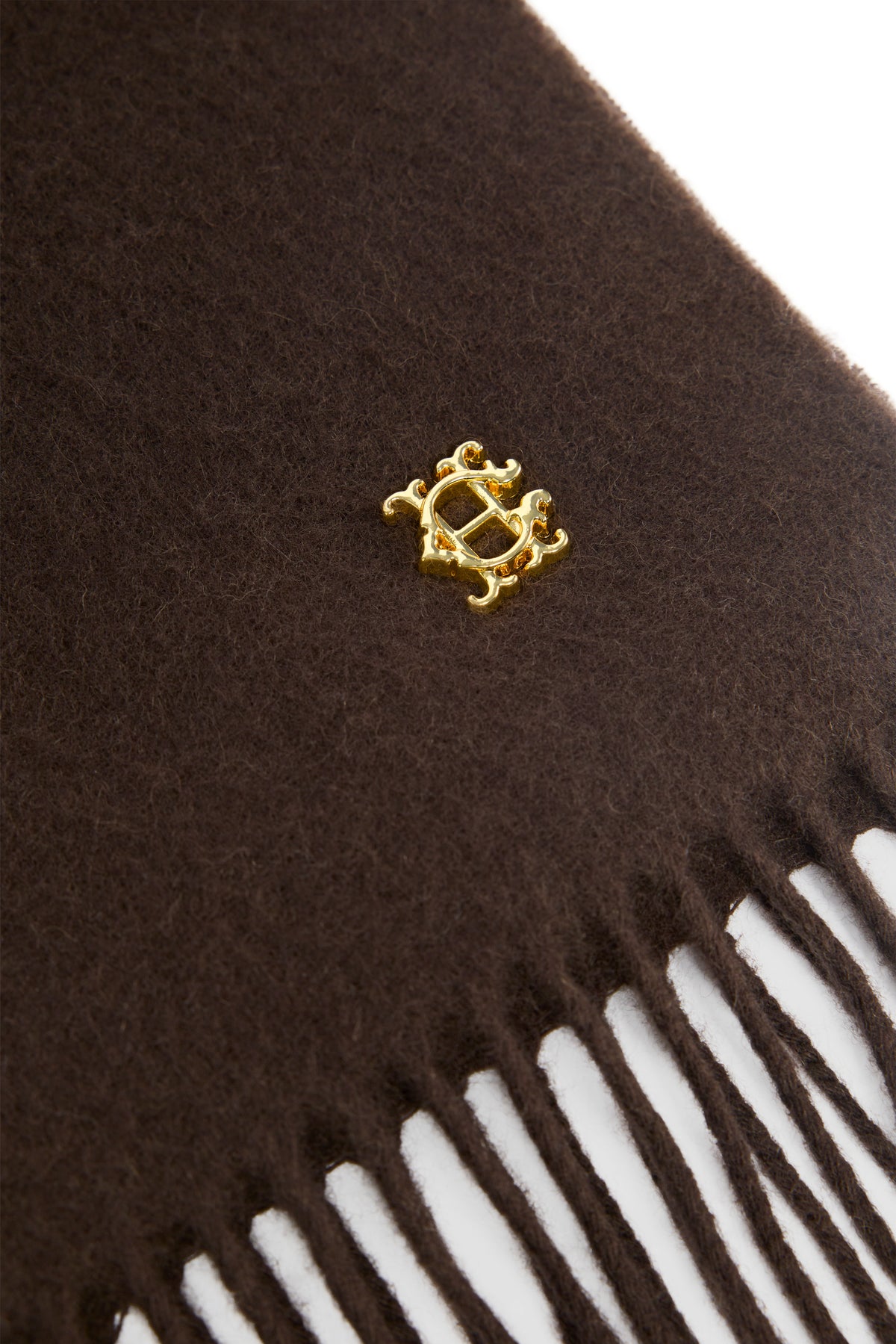 Heraldic Classic Scarf (Chocolate)
