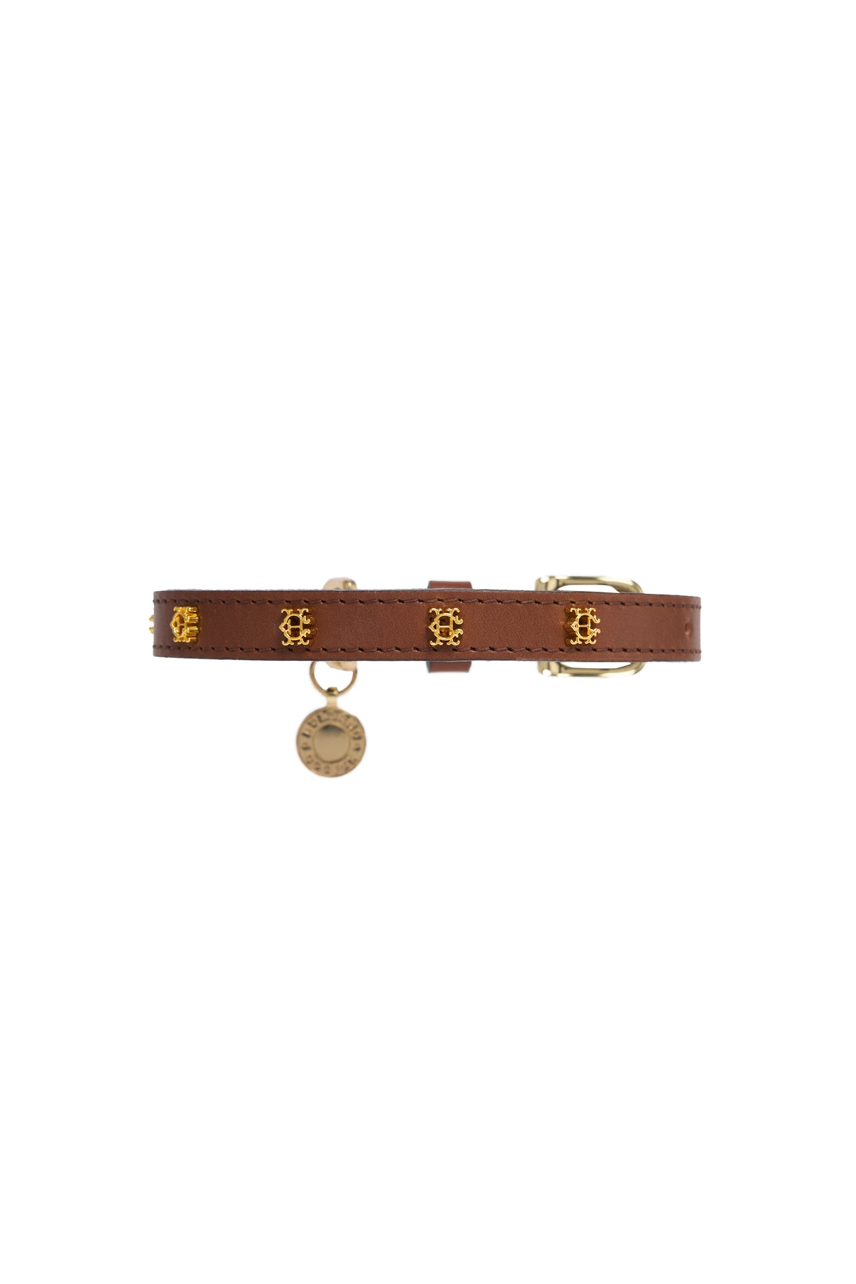 Heraldic HC Dog Collar (Tan)