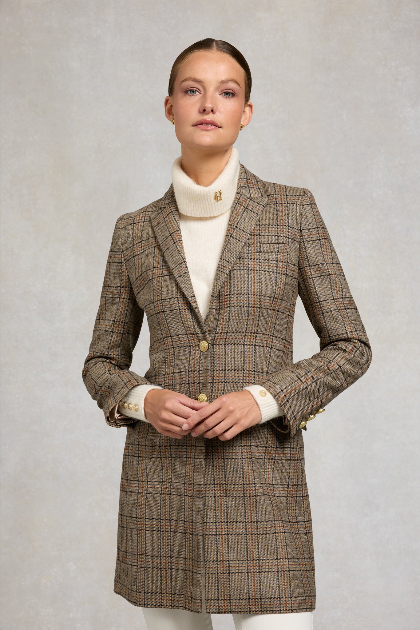 Highgrove Coat (Bourbon Tweed)