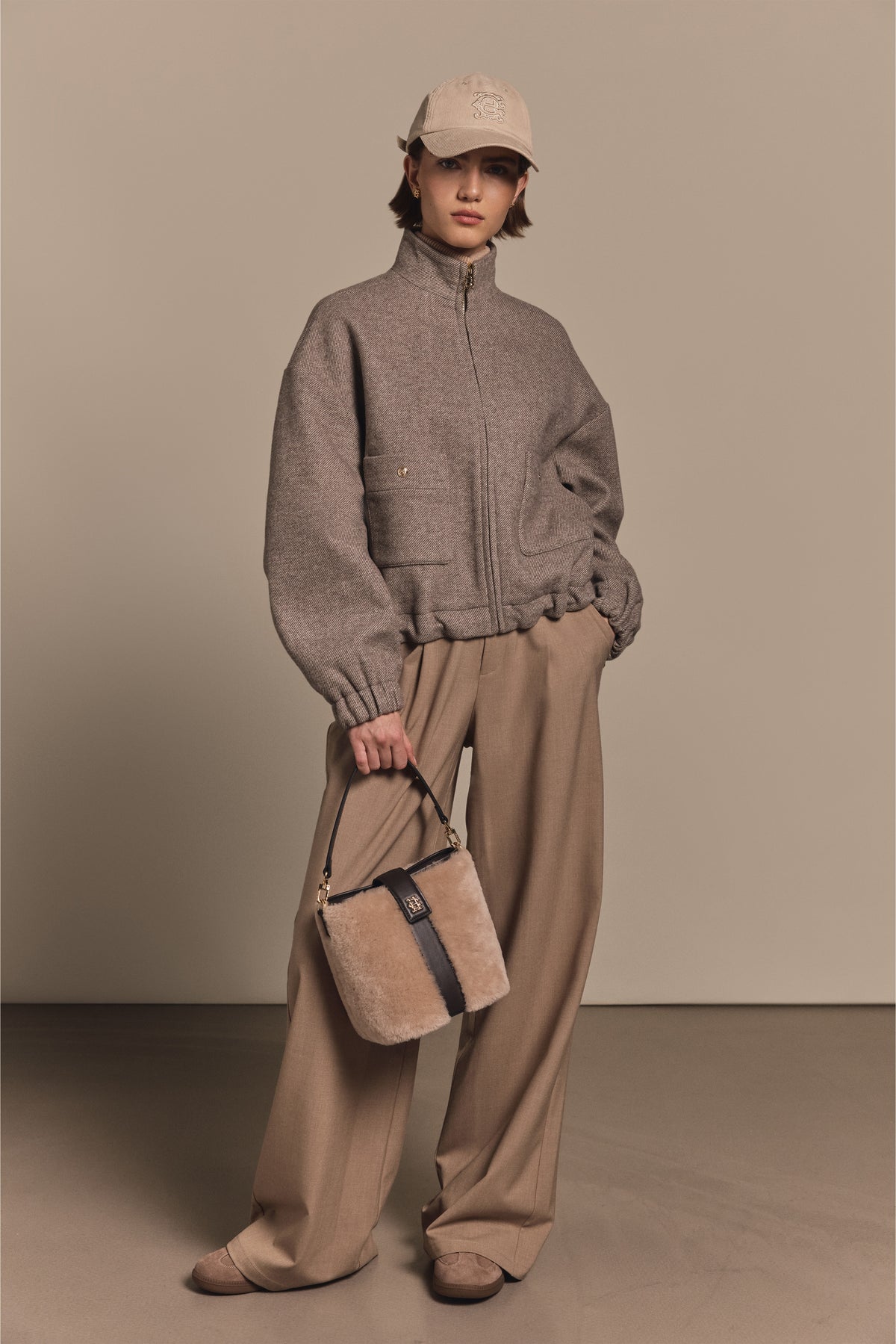 Hillford Bomber Jacket (Sahara Twill)