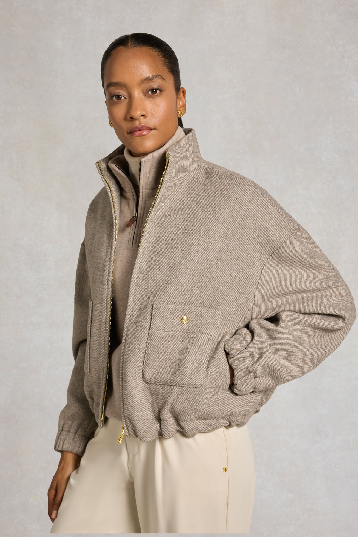Hillford Bomber Jacket (Sahara Twill)