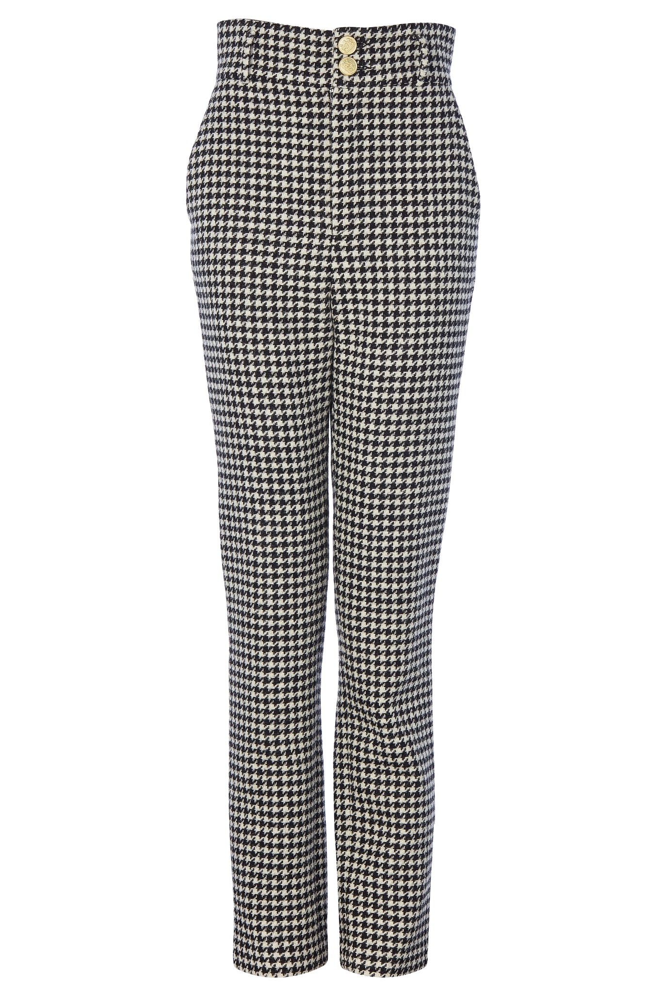 High Waisted Peg Trouser (Houndstooth) – Holland Cooper ®