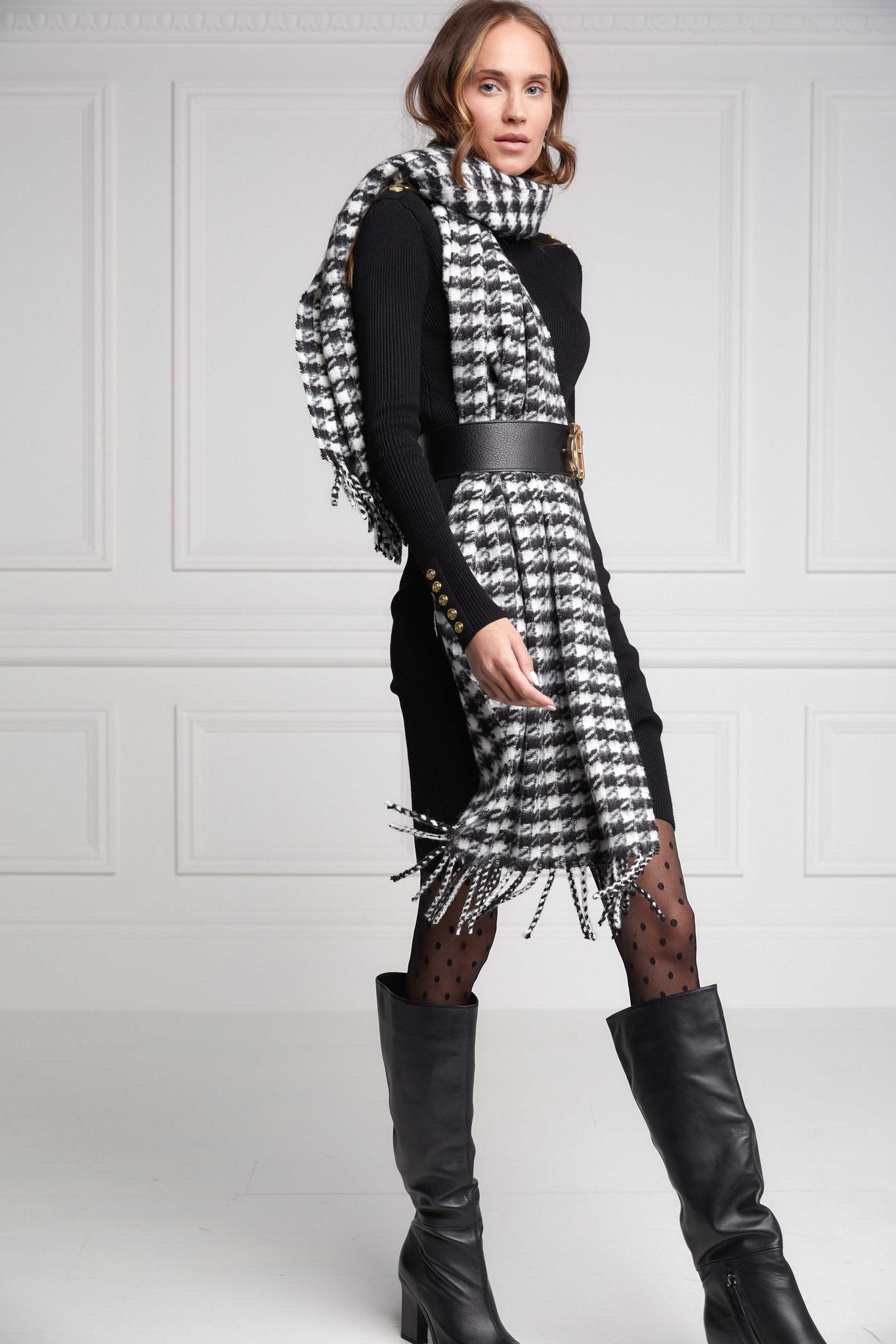 HC Chelsea Scarf (Houndstooth)