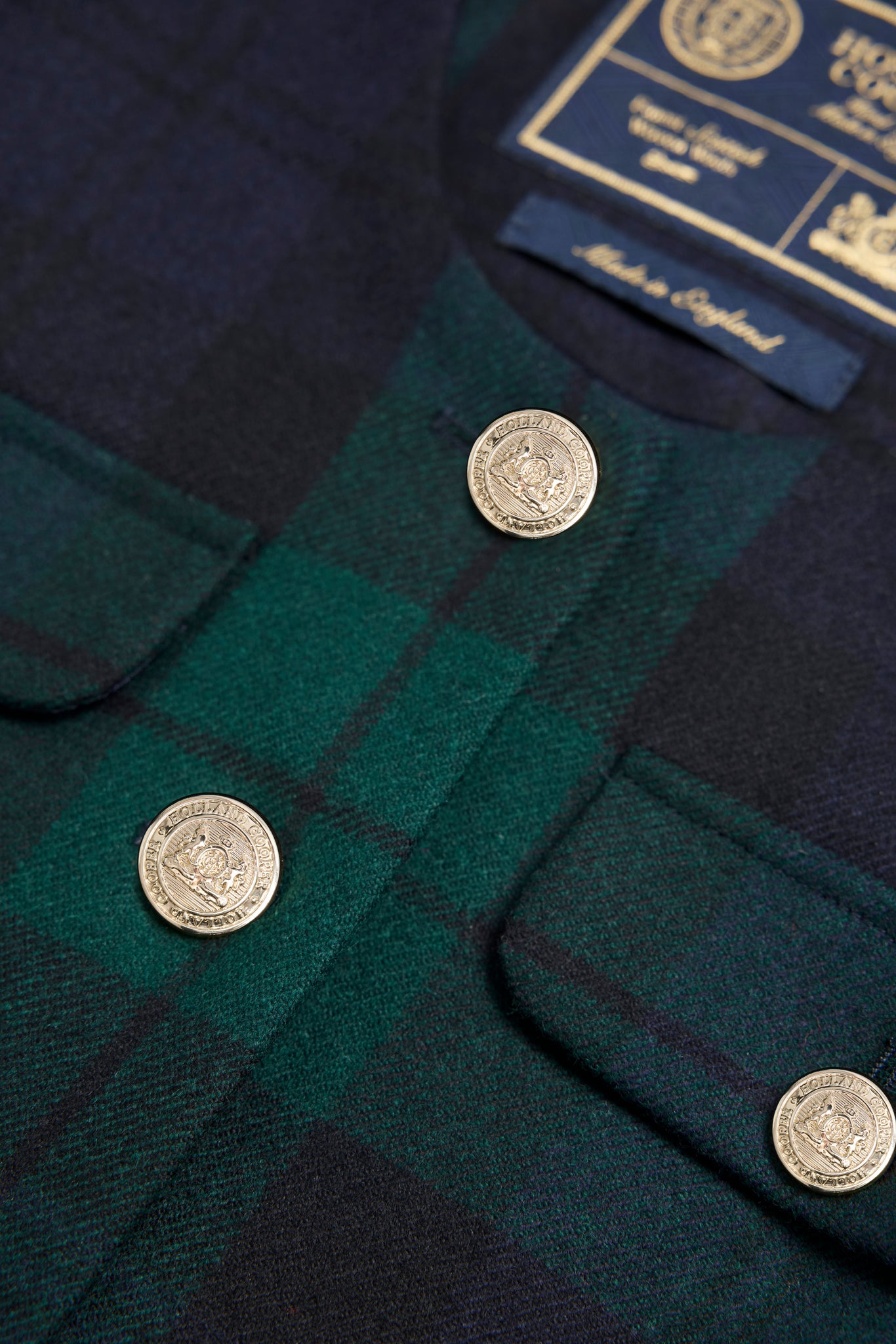 Tailored Peplum Jacket (Blackwatch)