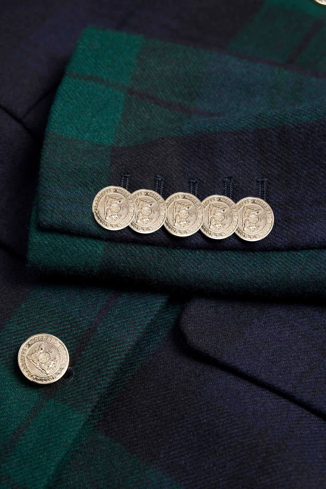 Tailored Peplum Jacket (Blackwatch)