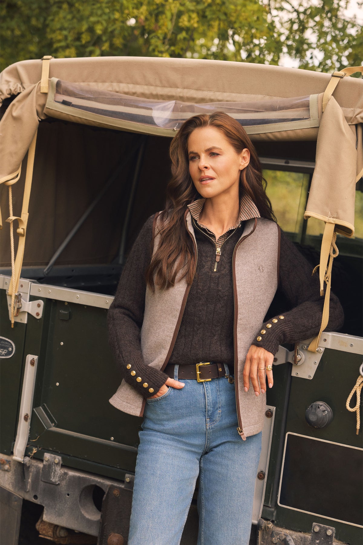 Hillford Country Gilet (Sahara Twill)