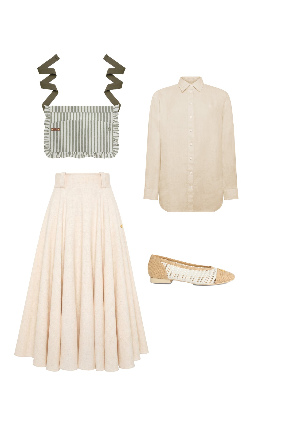 Jade's Linen Skirt Look