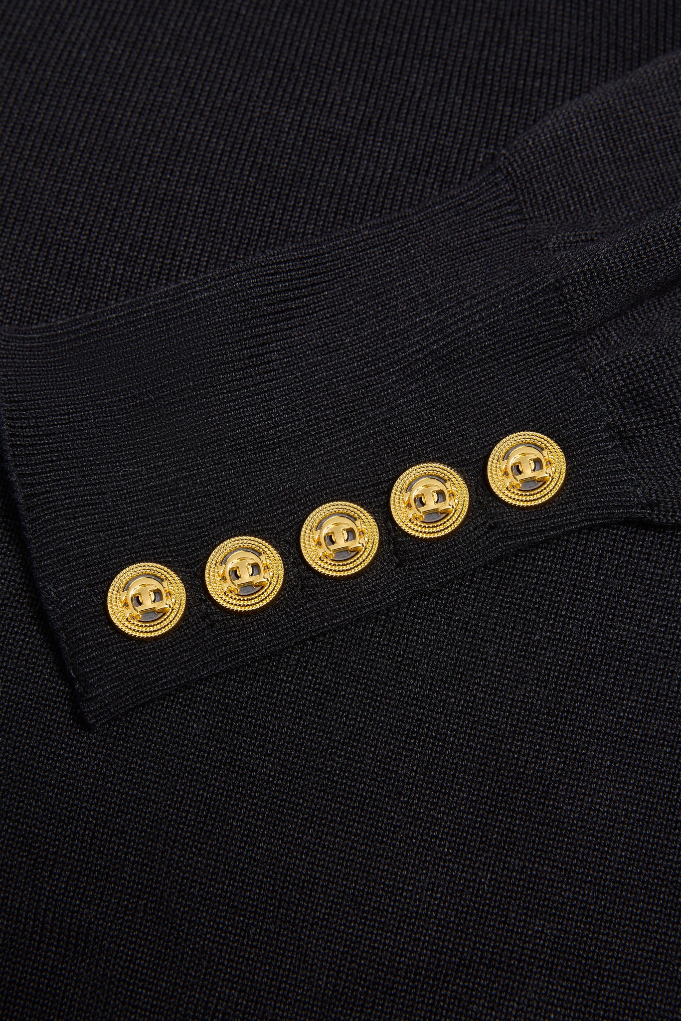 Kelsie Crew Neck Knit (Black)