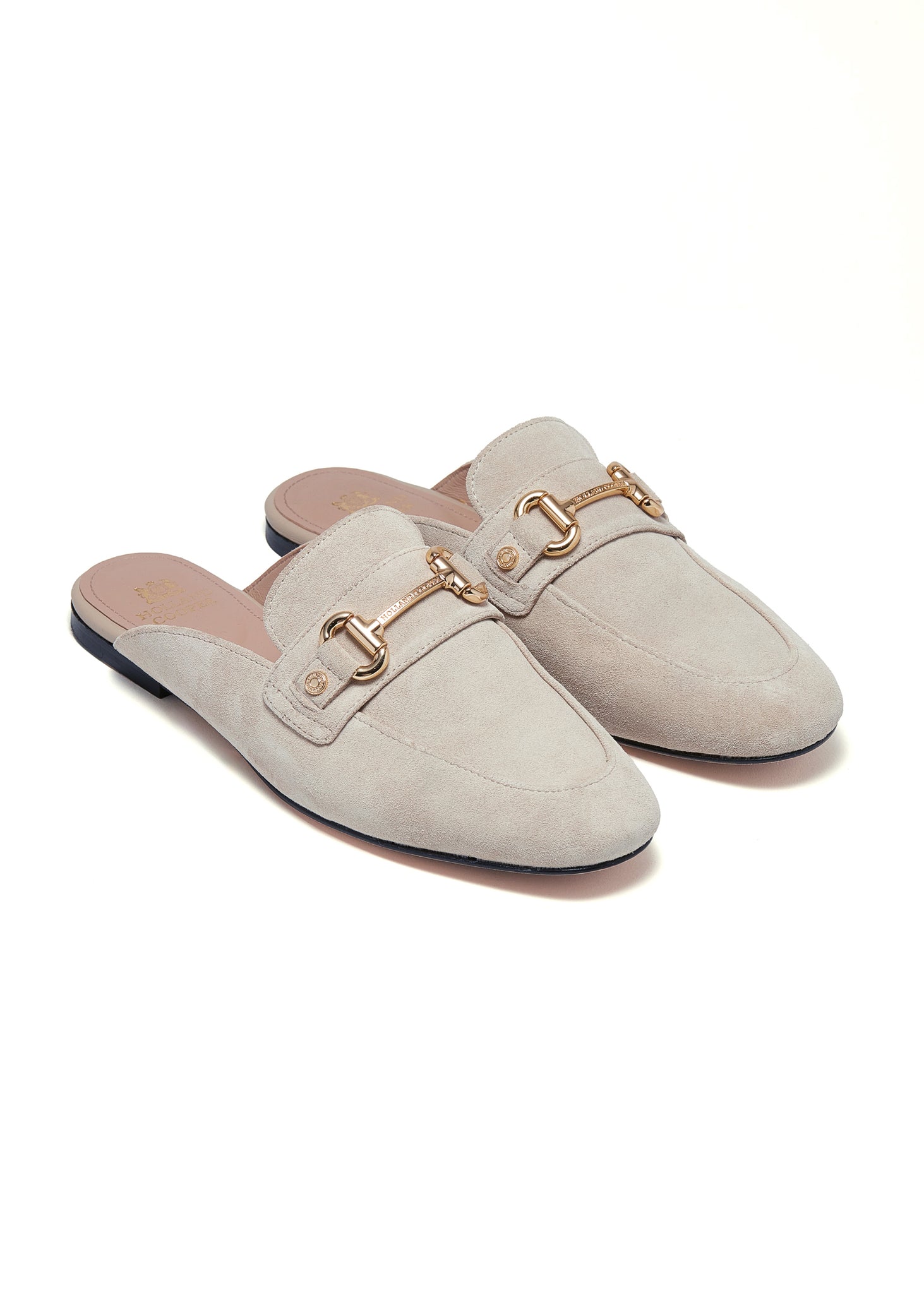 Kingston Horse Bit Loafer (Taupe Suede)