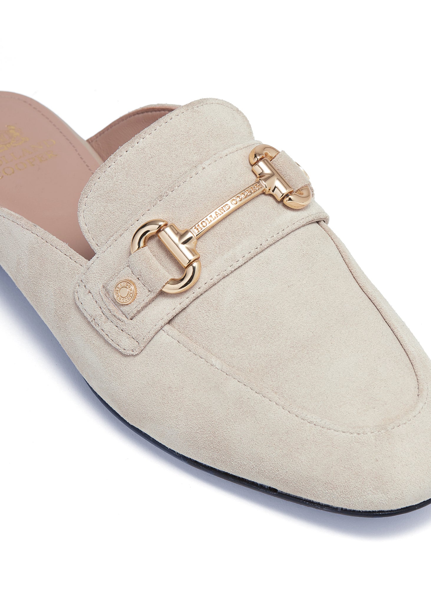 Kingston Horse Bit Loafer (Taupe Suede)