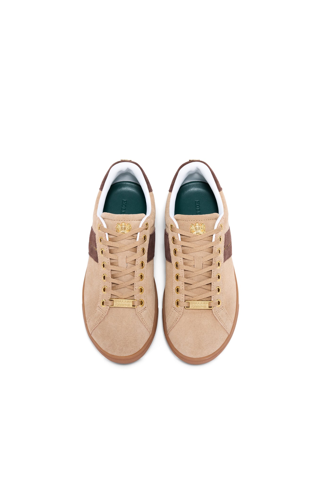 Knightsbridge Court Trainer (Taupe Dark Chocolate)