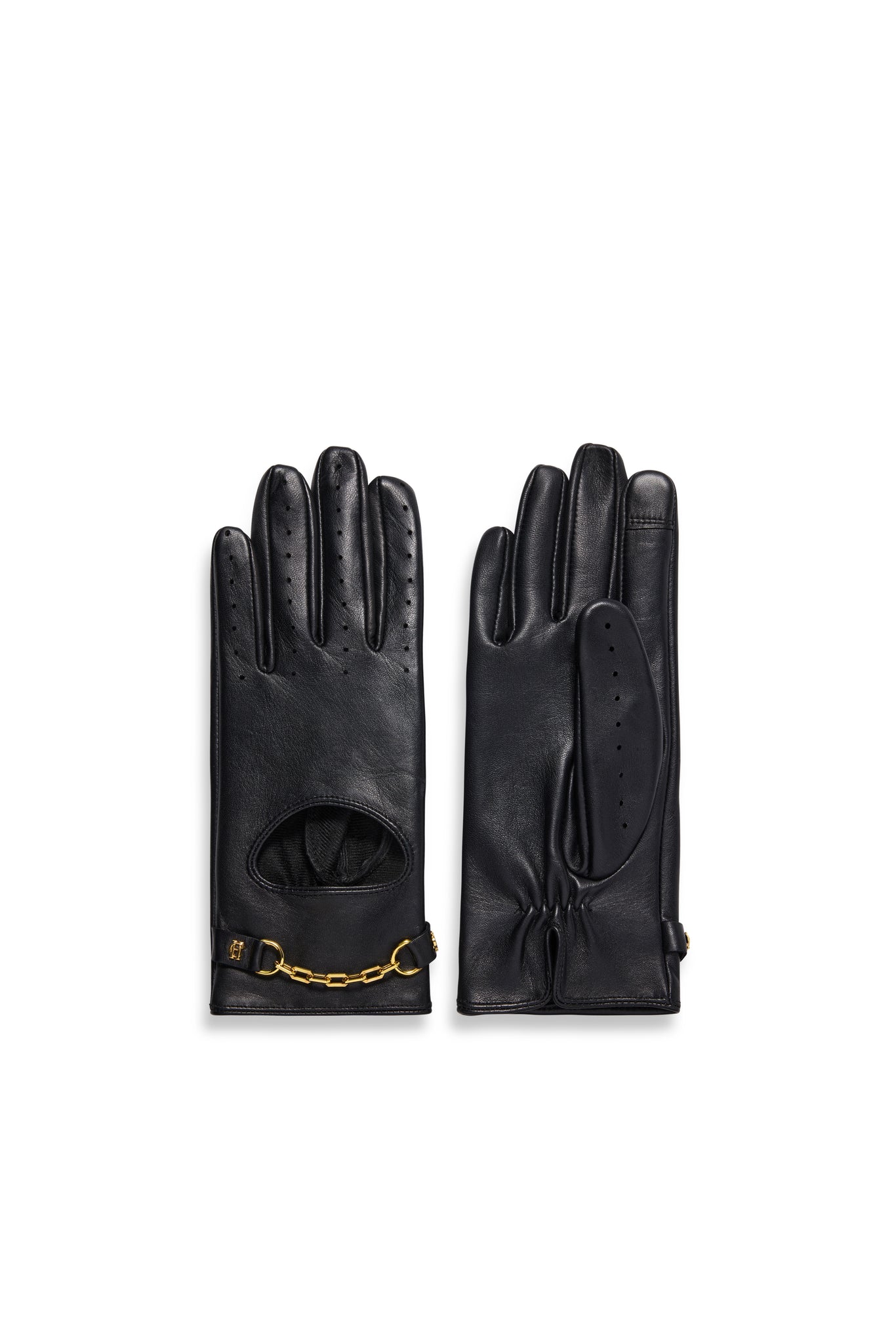Leather Driving Gloves (Black)