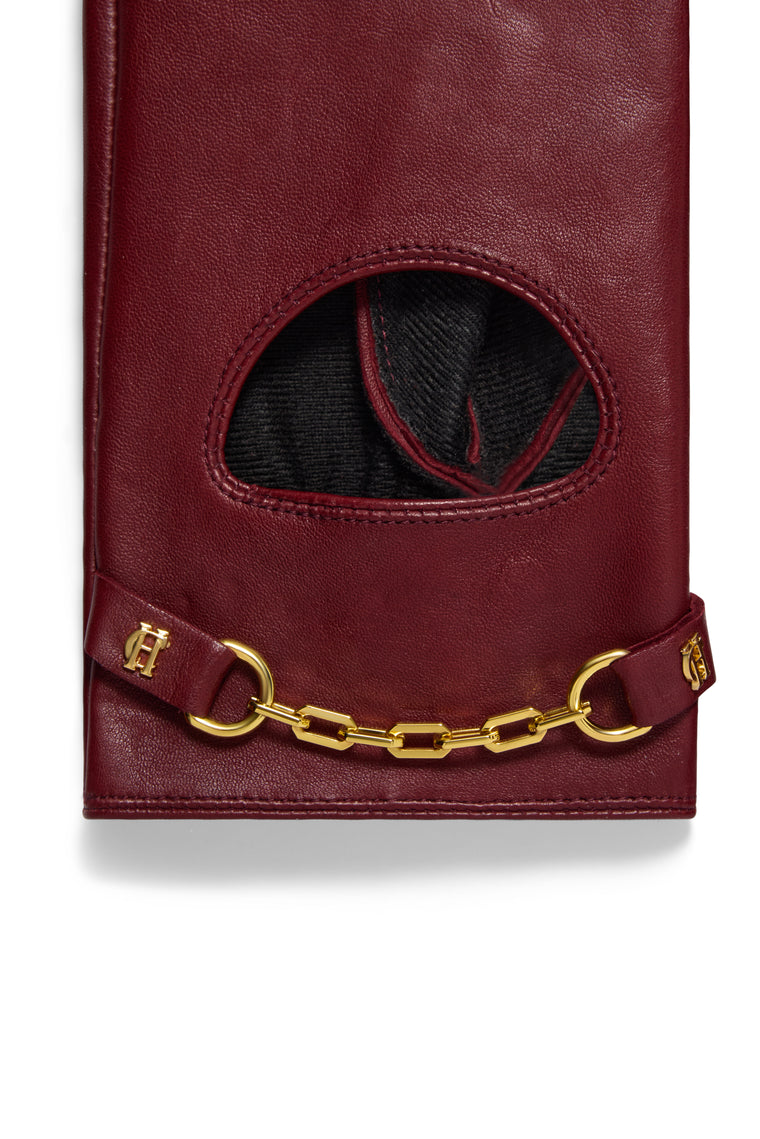 Leather Driving Gloves (Oxblood)