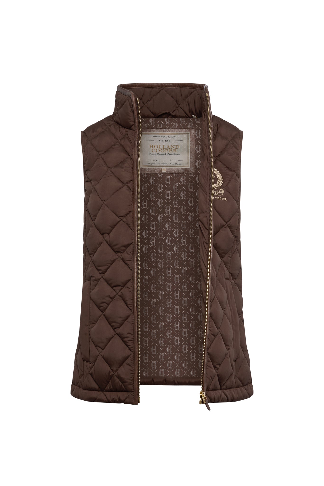 Lightweight Country Gilet (Chocolate)