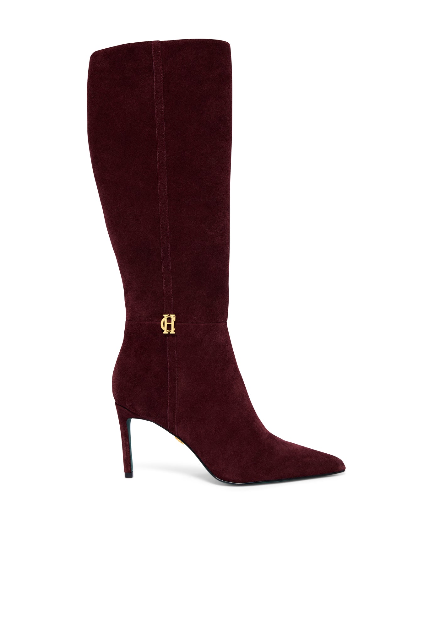 London Heel Boot (Oxblood Suede)