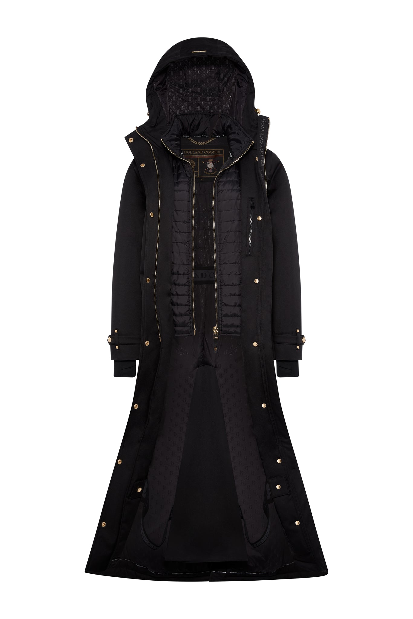 Longline Training Coat (Black)