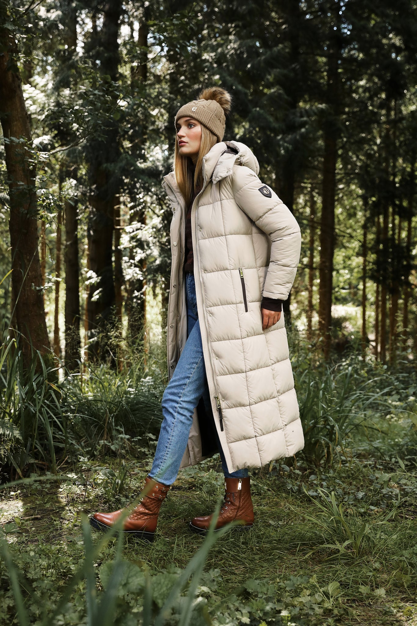 Holland Cooper Stoneleigh Longline Coat - Ladies from Humes Outfitters