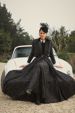 Black & Silver Couture Tweed