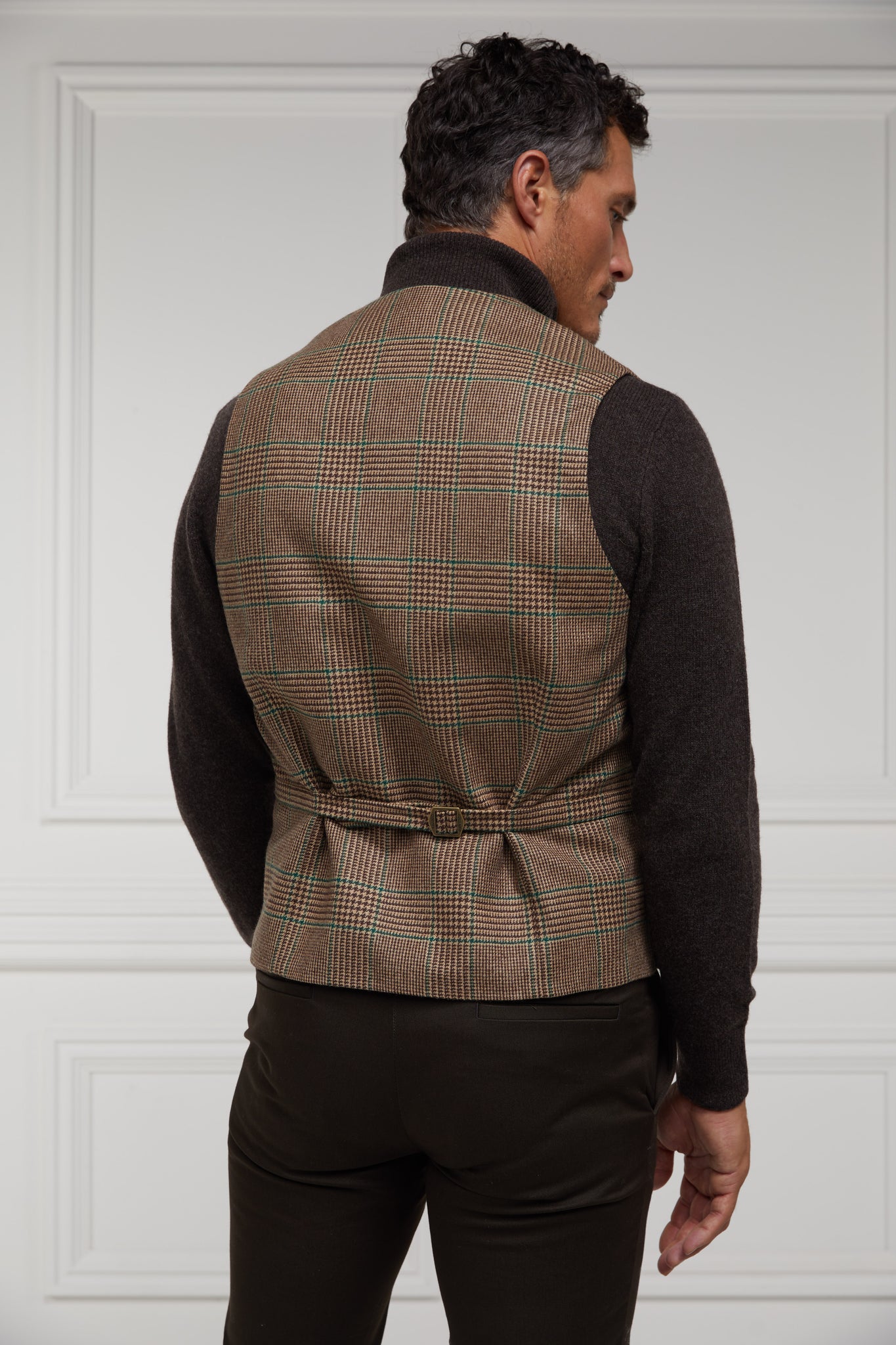 St James Waistcoat (Clarence Check Forest)