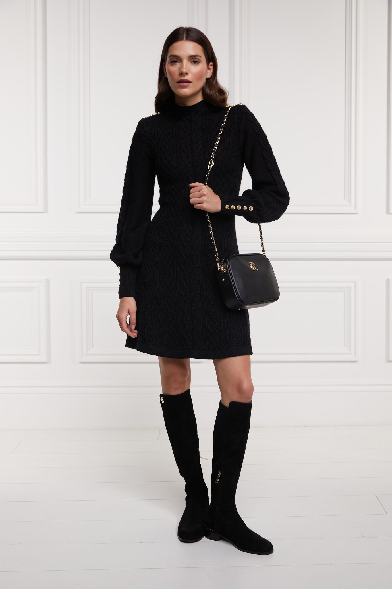 Rachel Mini Dress (Black)