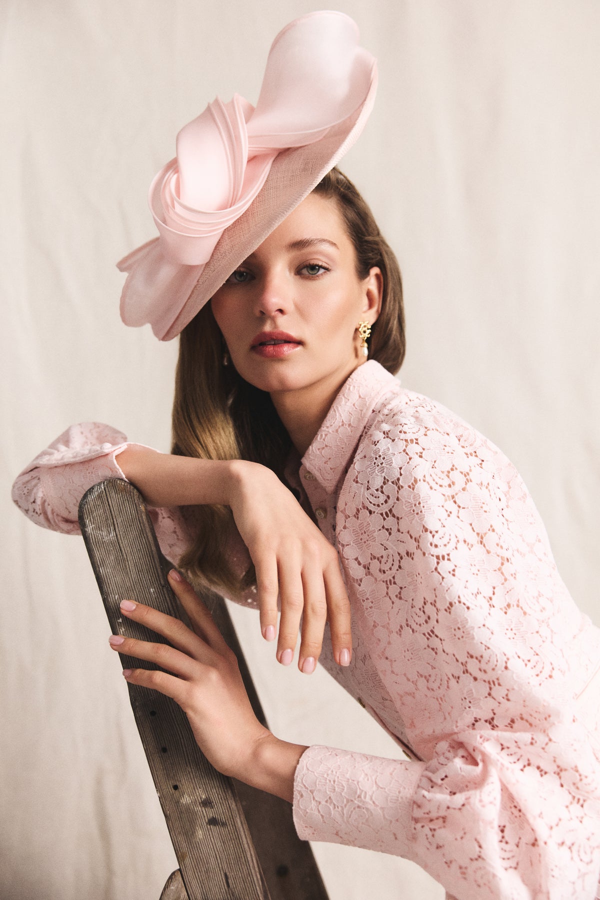 Iona Lace Dress (Blush)