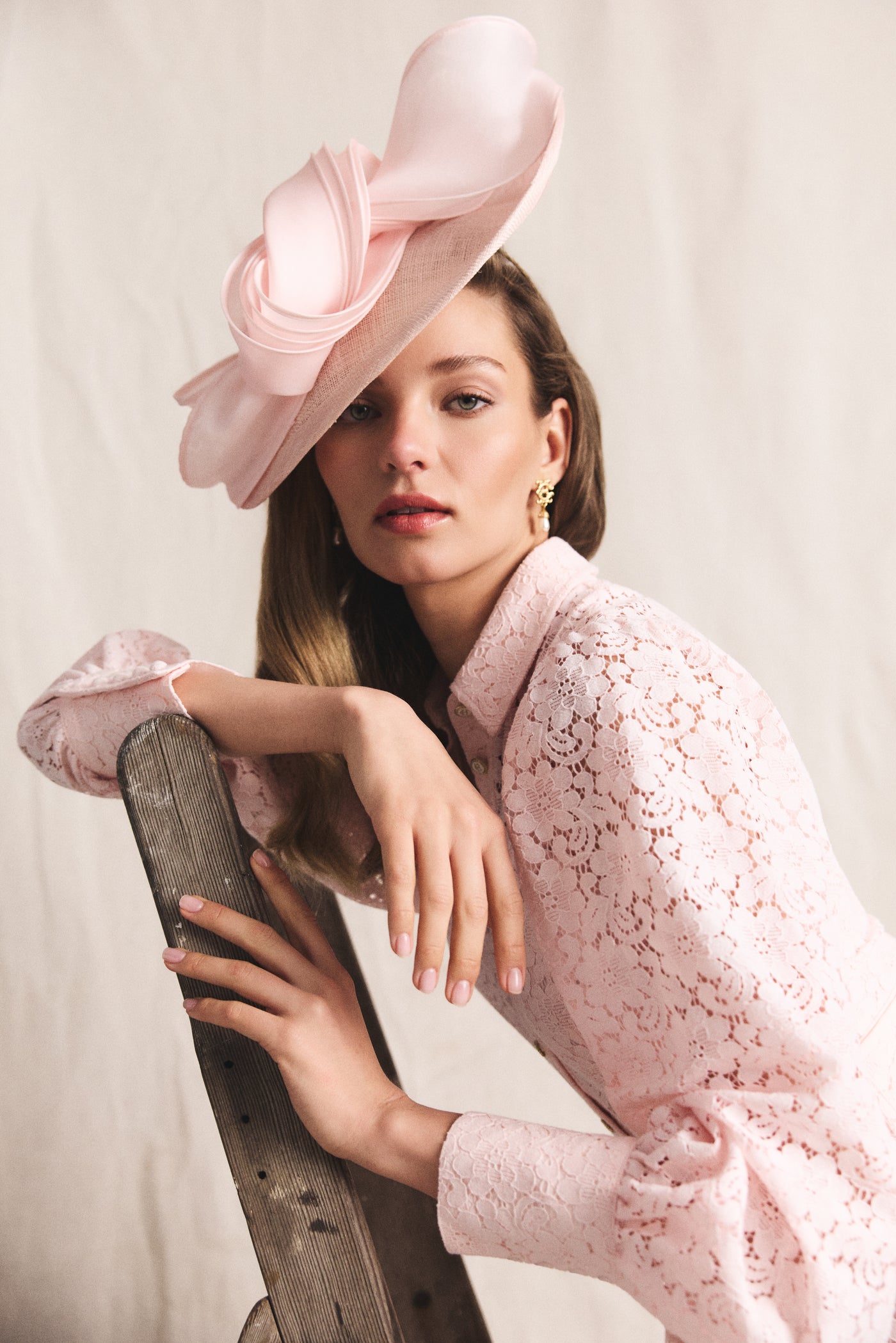 Iona Lace Dress (Blush)