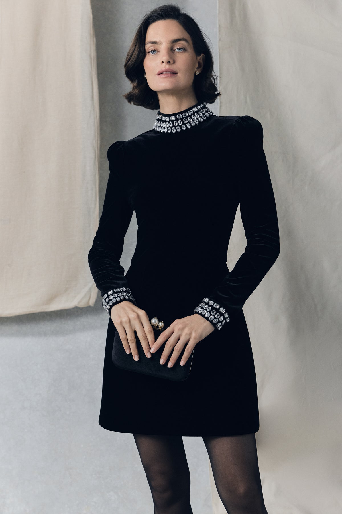 Beauchamp Mini Dress (Black)