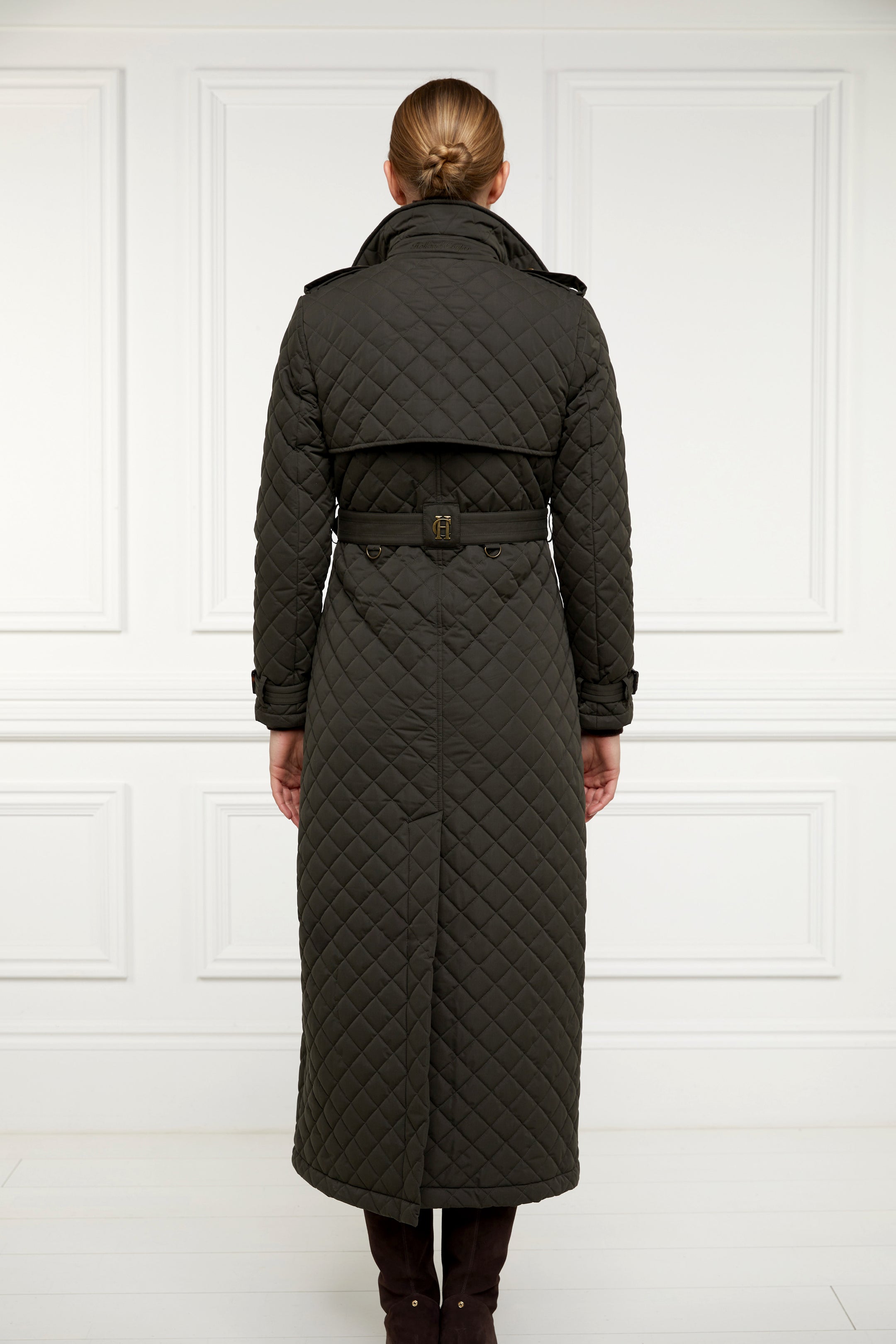Fynn Trench Coat - Dark Olive