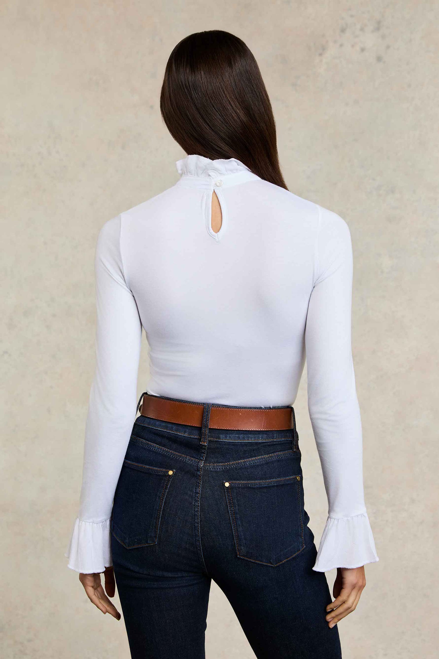'Jackie' Sleeveless Blouse White