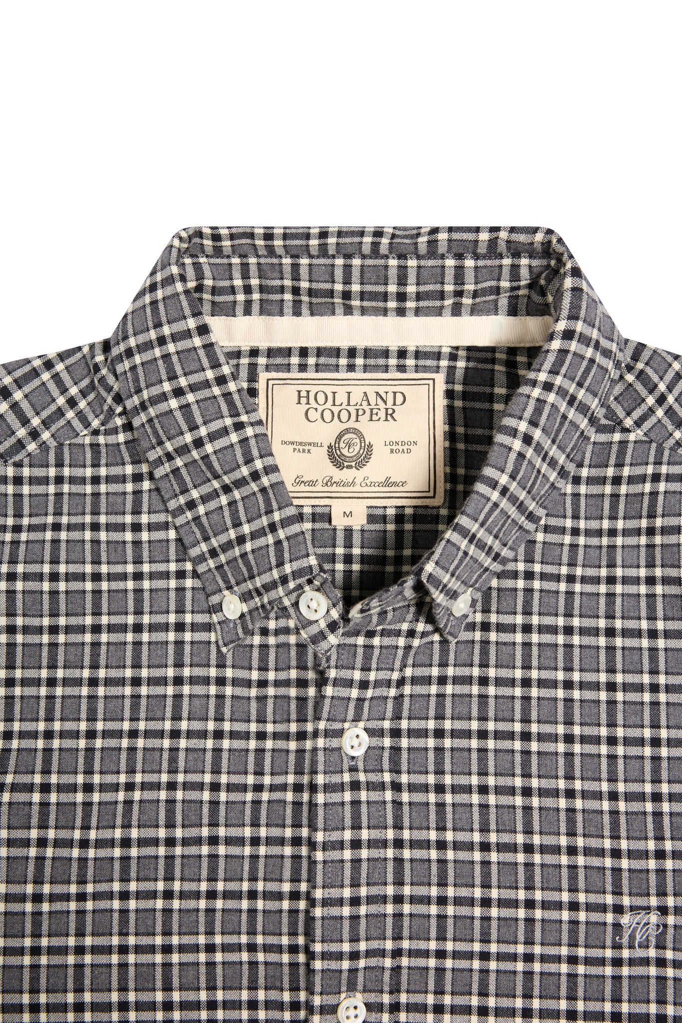 Men's Classic Woven Button Down Shirt (Copthorne Grey)
