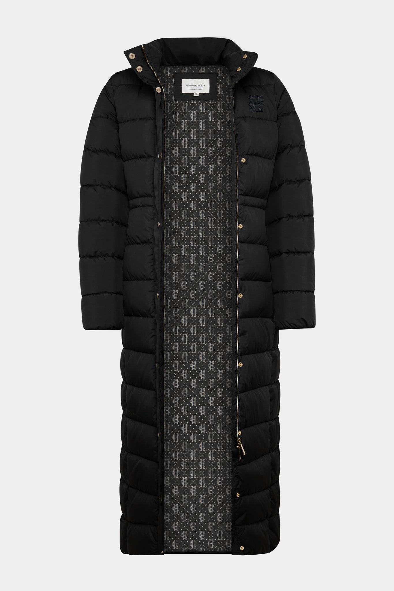 Milton Longline Coat (Black)