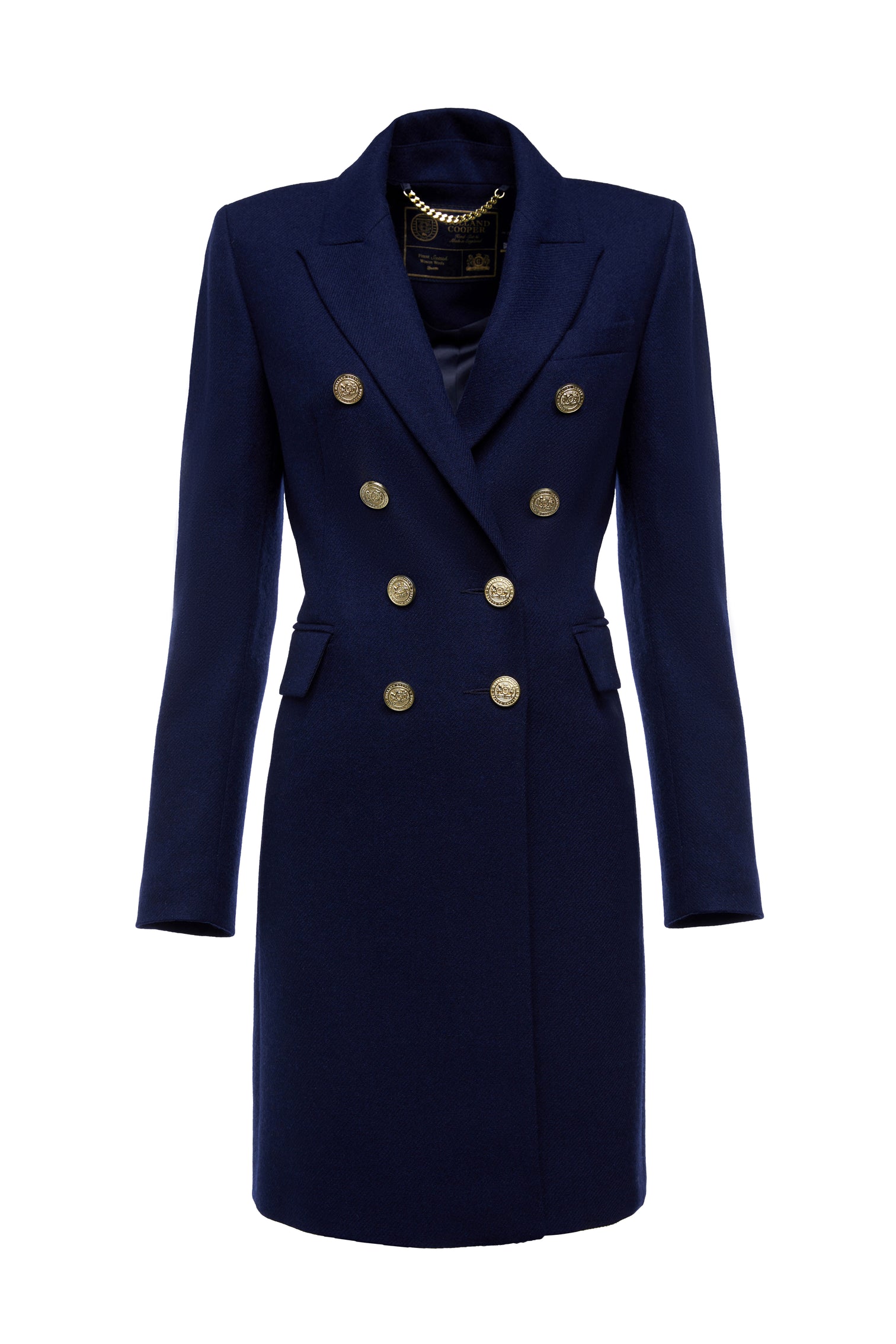 3900 Navy Hooded Coat