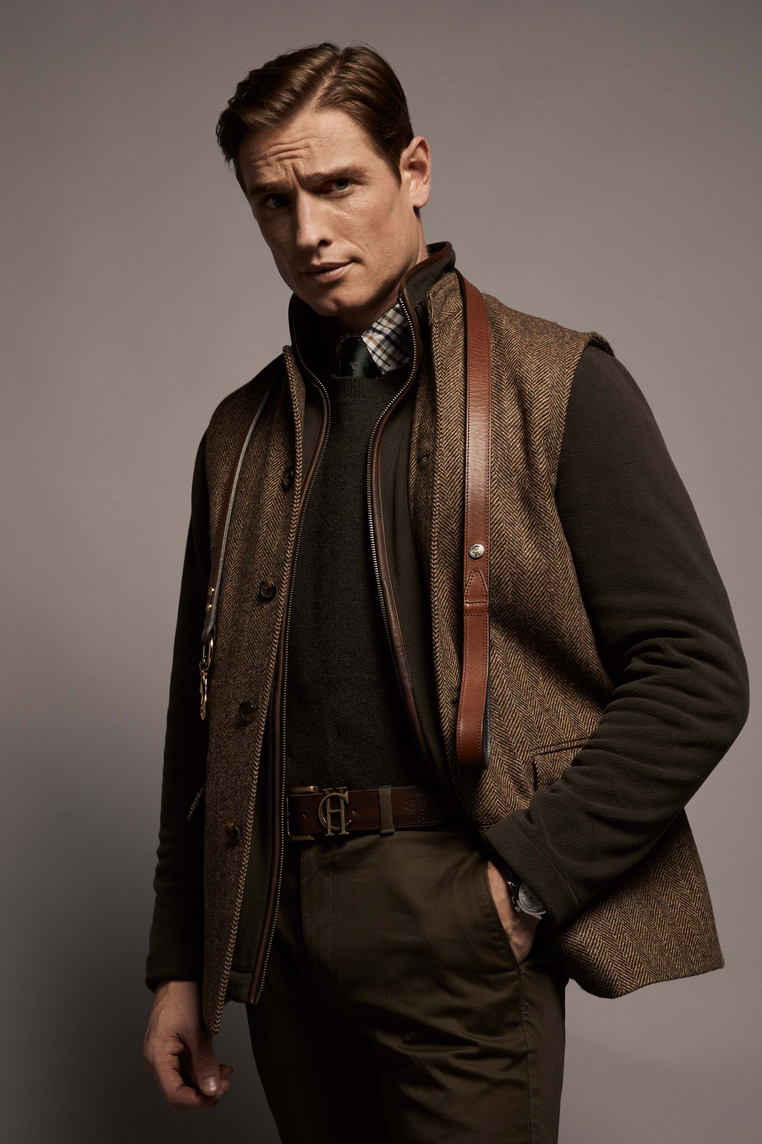 The O'Brien Brown Herringbone main image 0