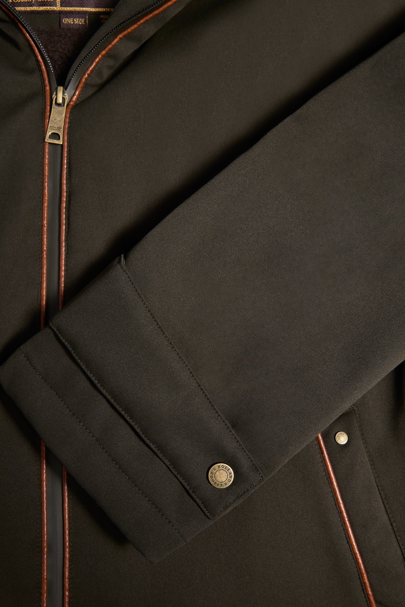 Men's One-Size Waterproof Coat (Khaki)