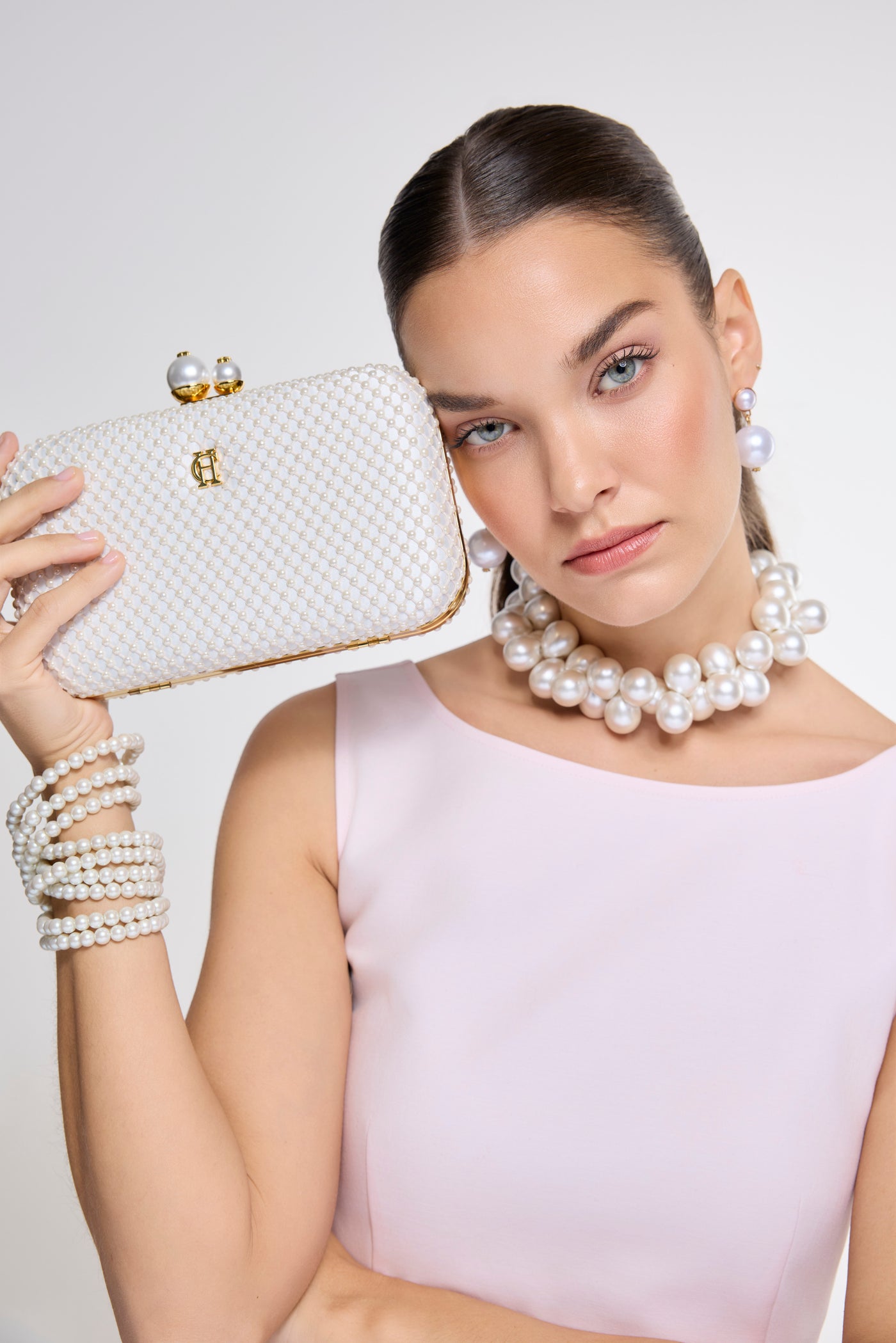 Vienna Evening Bag (Champagne Pearl)