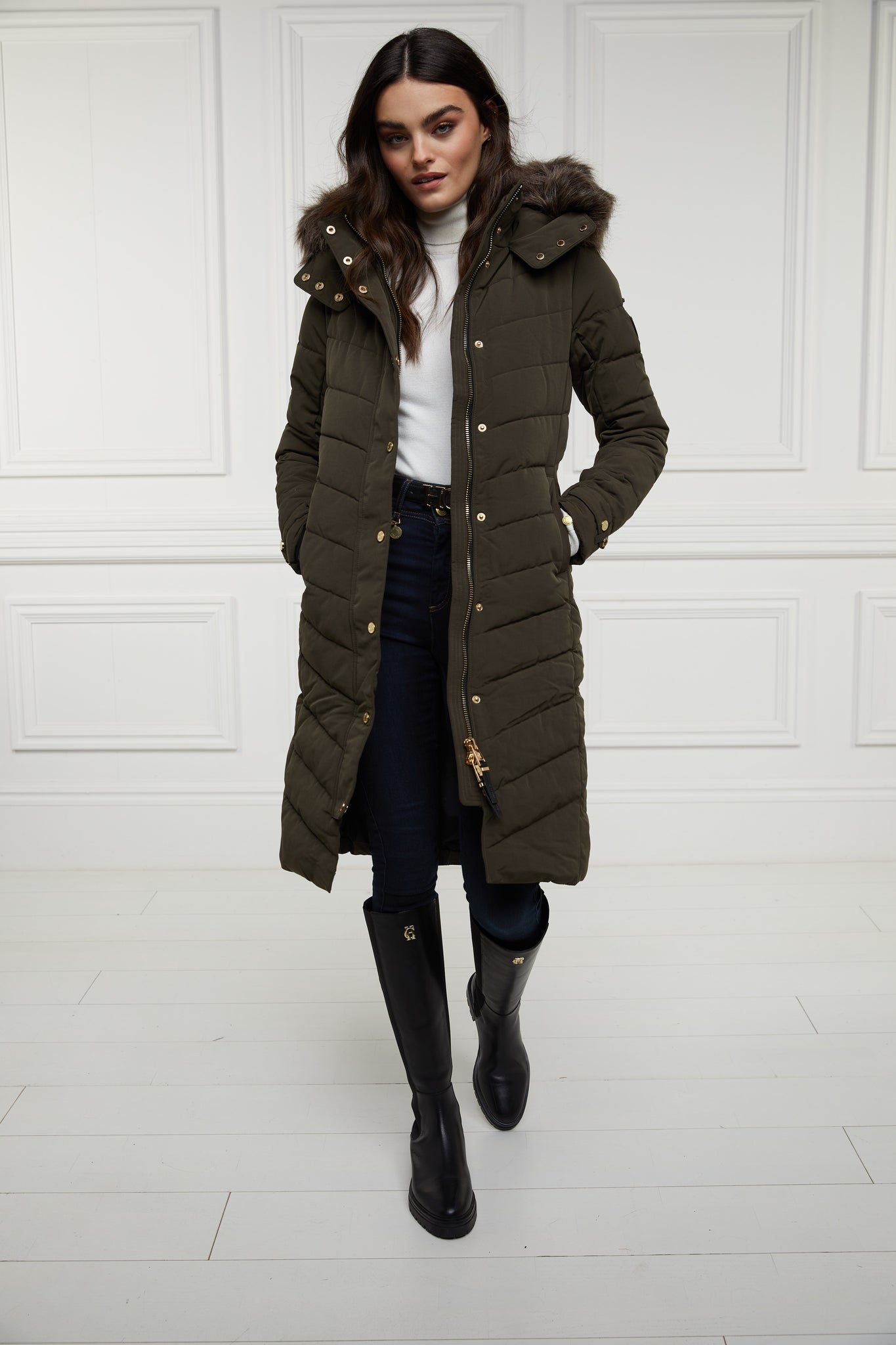 The Wellington Coat (Khaki) - Main Image