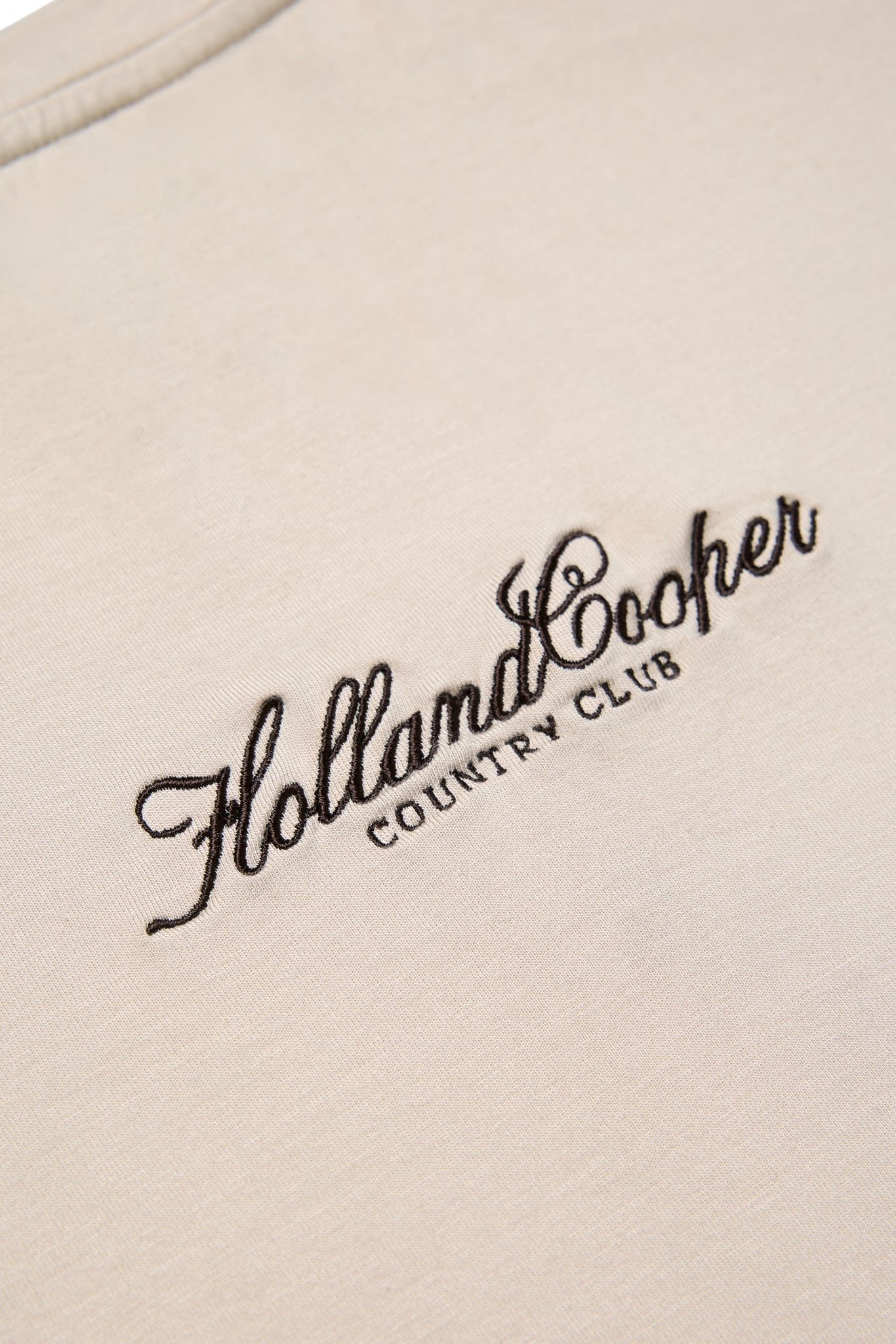 Oversized Monogram Tee (Stone)