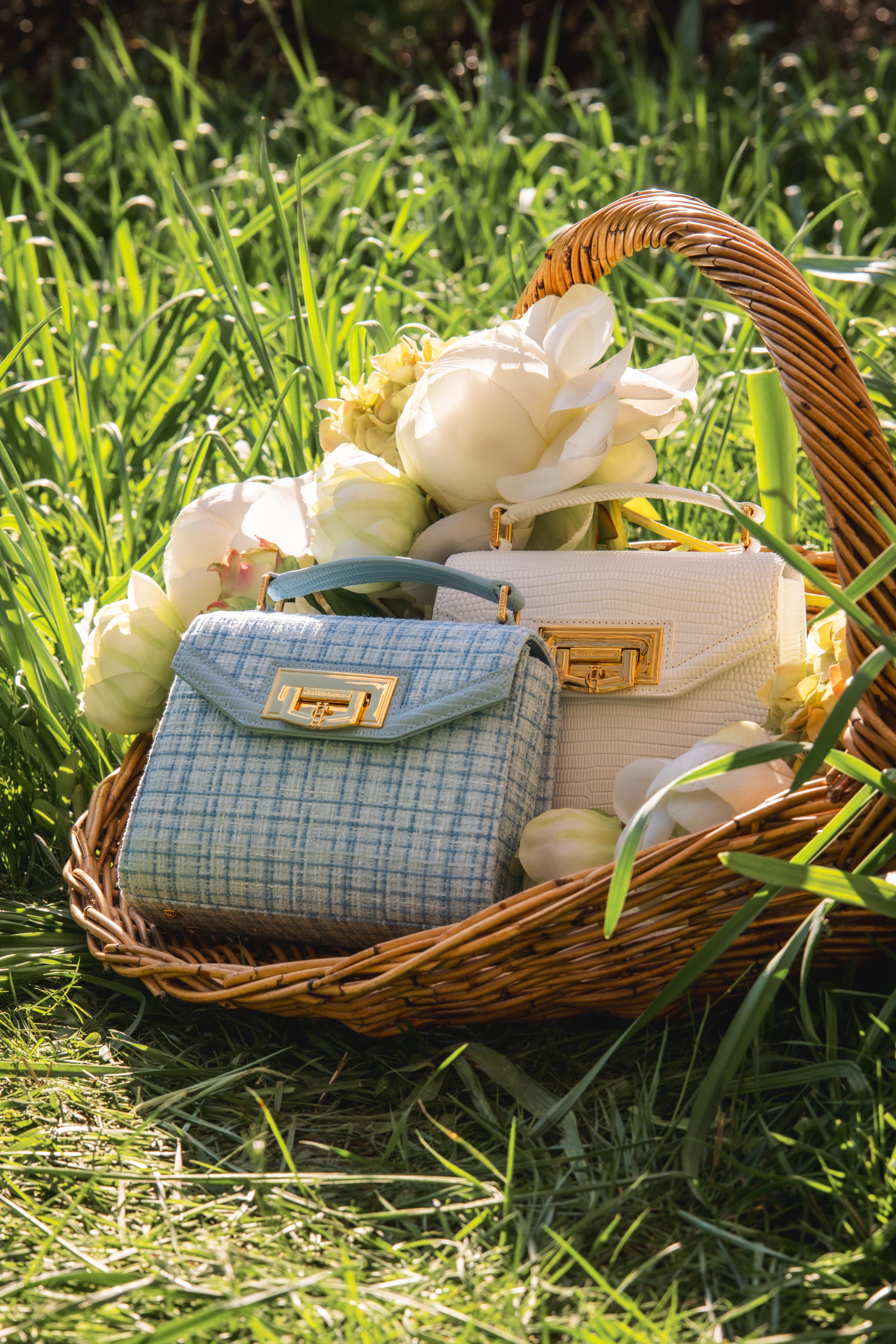 Mini Cheltenham Bag (White Lizard) – Holland Cooper