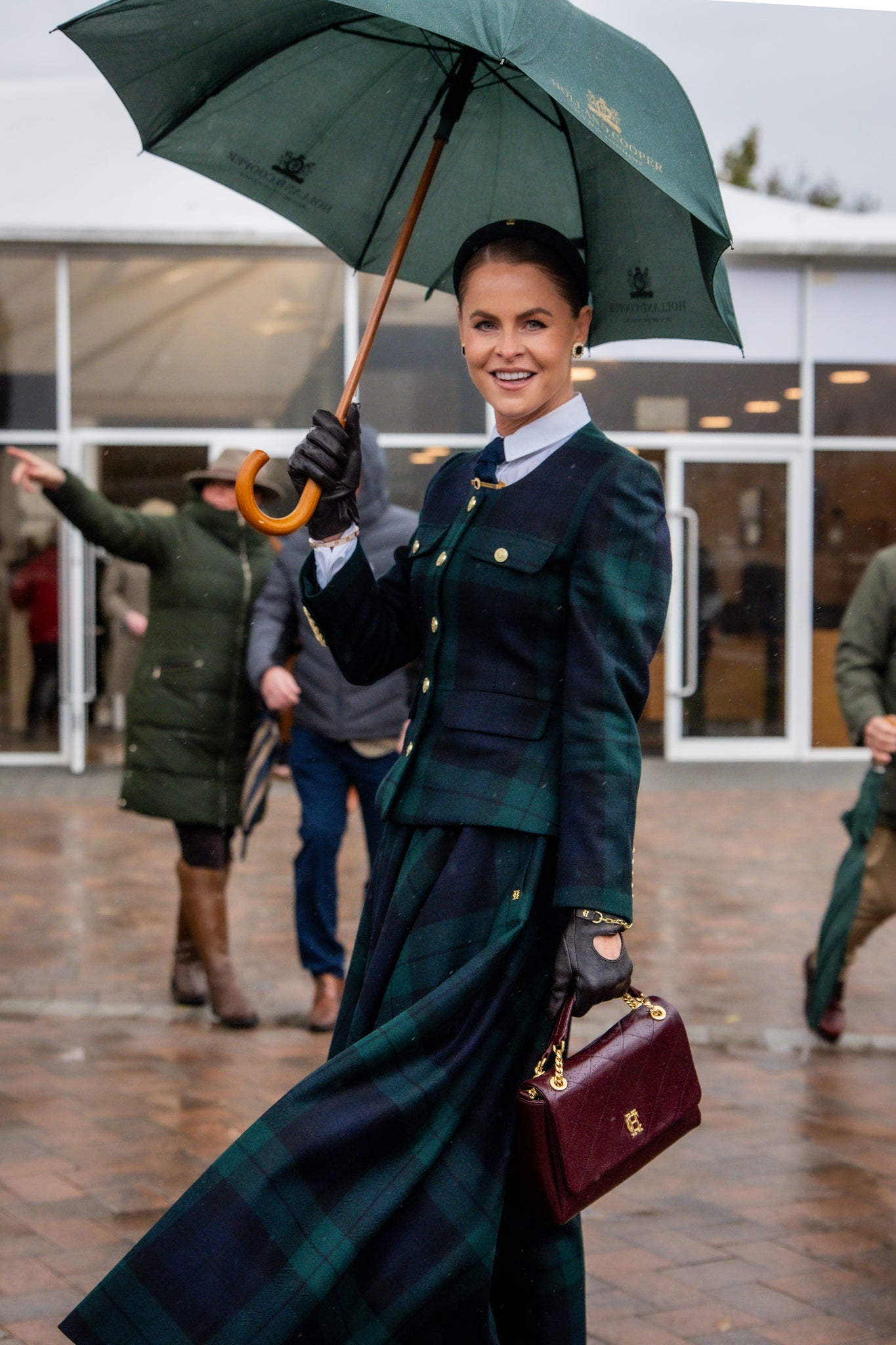 Tailored Peplum Jacket (Blackwatch)