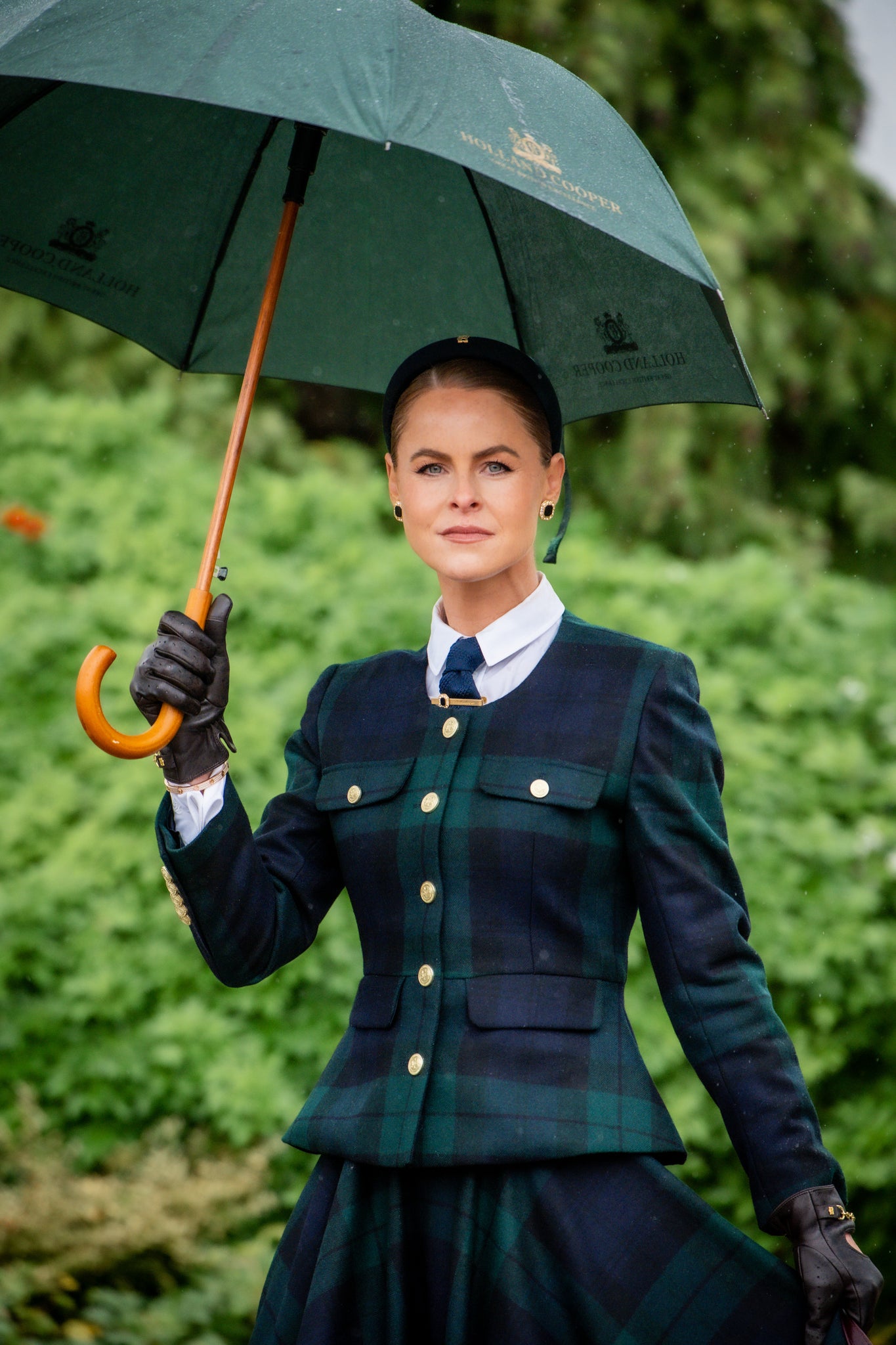 Tailored Peplum Jacket (Blackwatch)