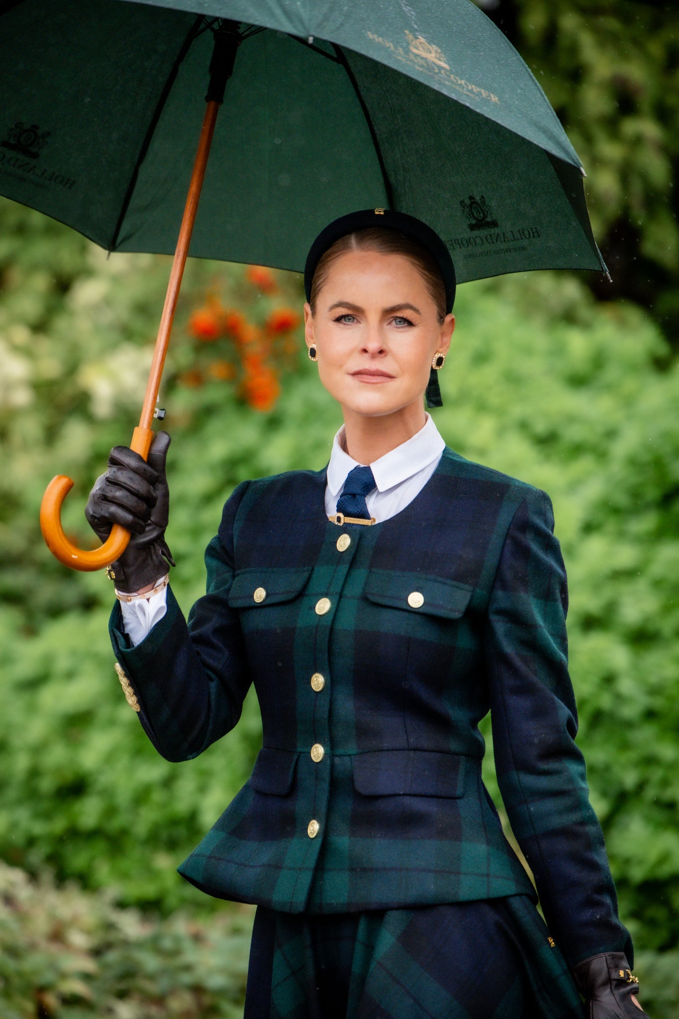 Tailored Peplum Jacket (Blackwatch)