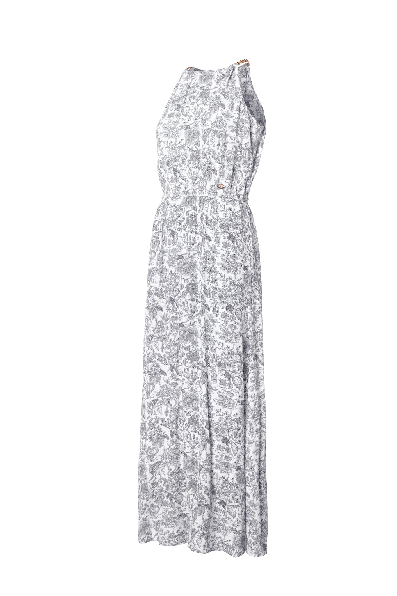 Paloma Maxi Dress (White Willow)