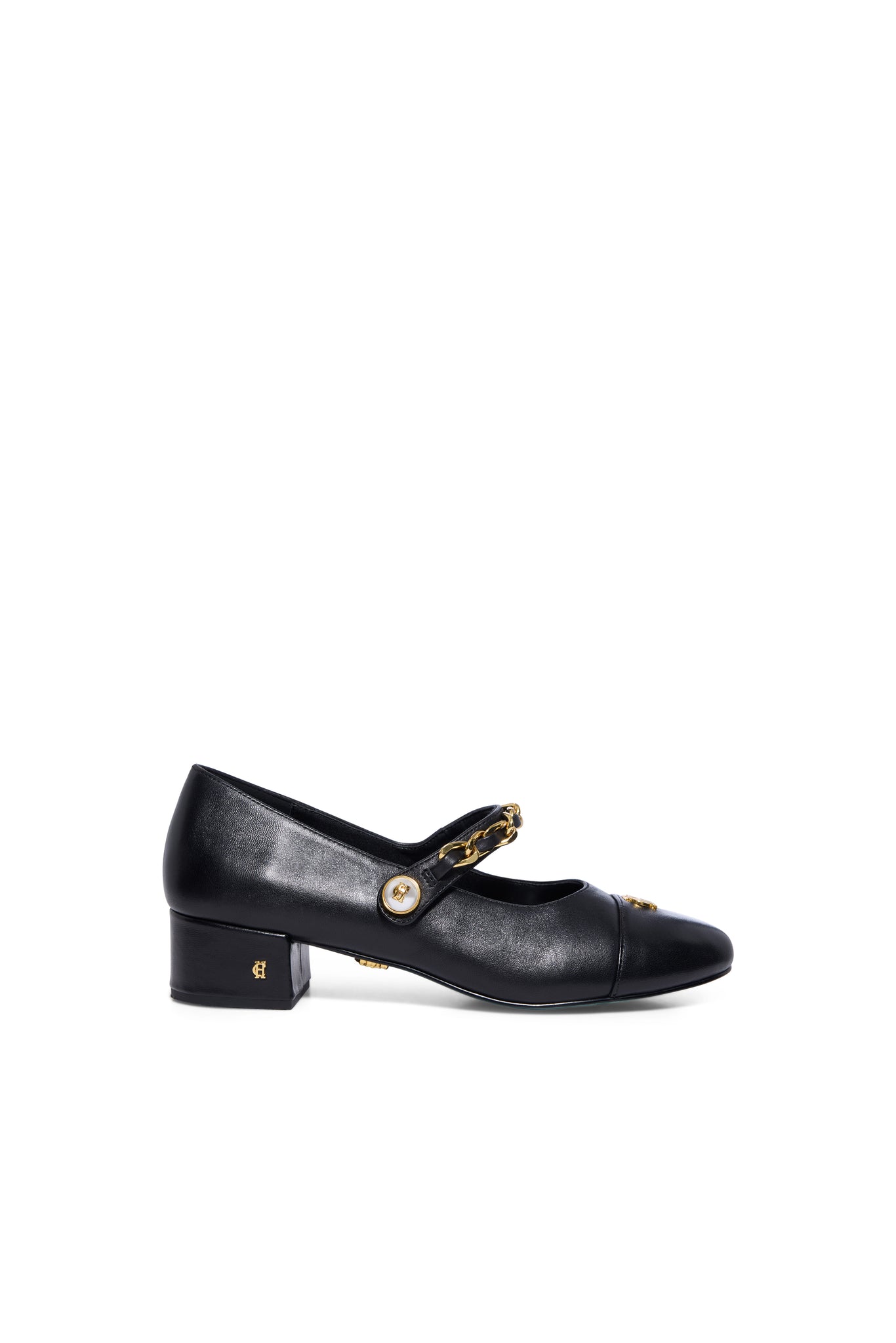 Pearl Ballet Mid Heel (Black)