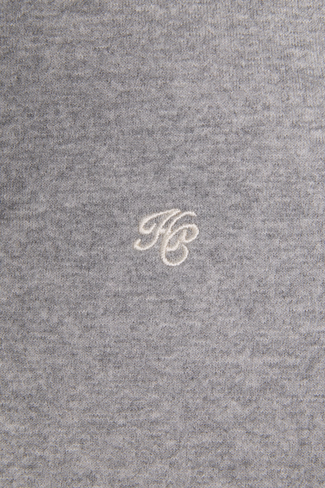 Men's Quarter Zip Sweat (Grey Marl)