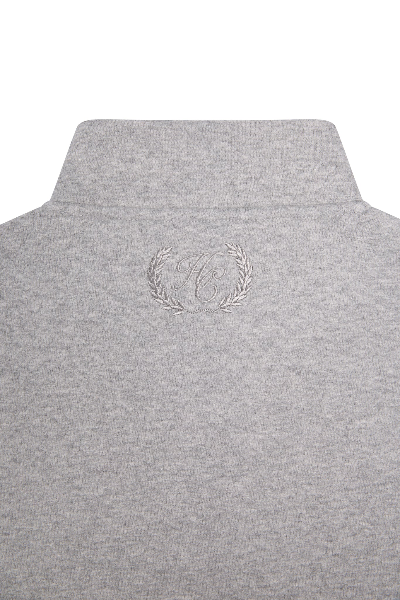 Men's Quarter Zip Sweat (Grey Marl)