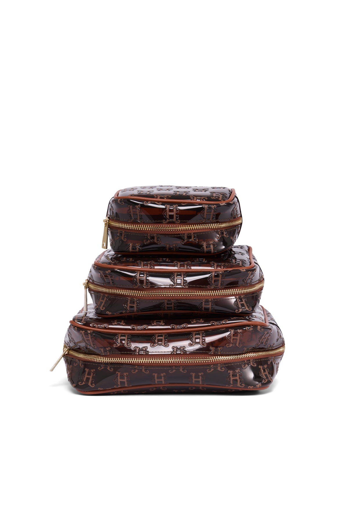 Monogram Cosmetic Set (Chocolate Monogram)