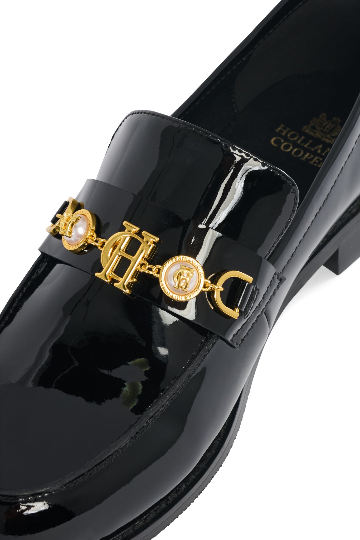 Regency Pearl Loafer (Black Patent)