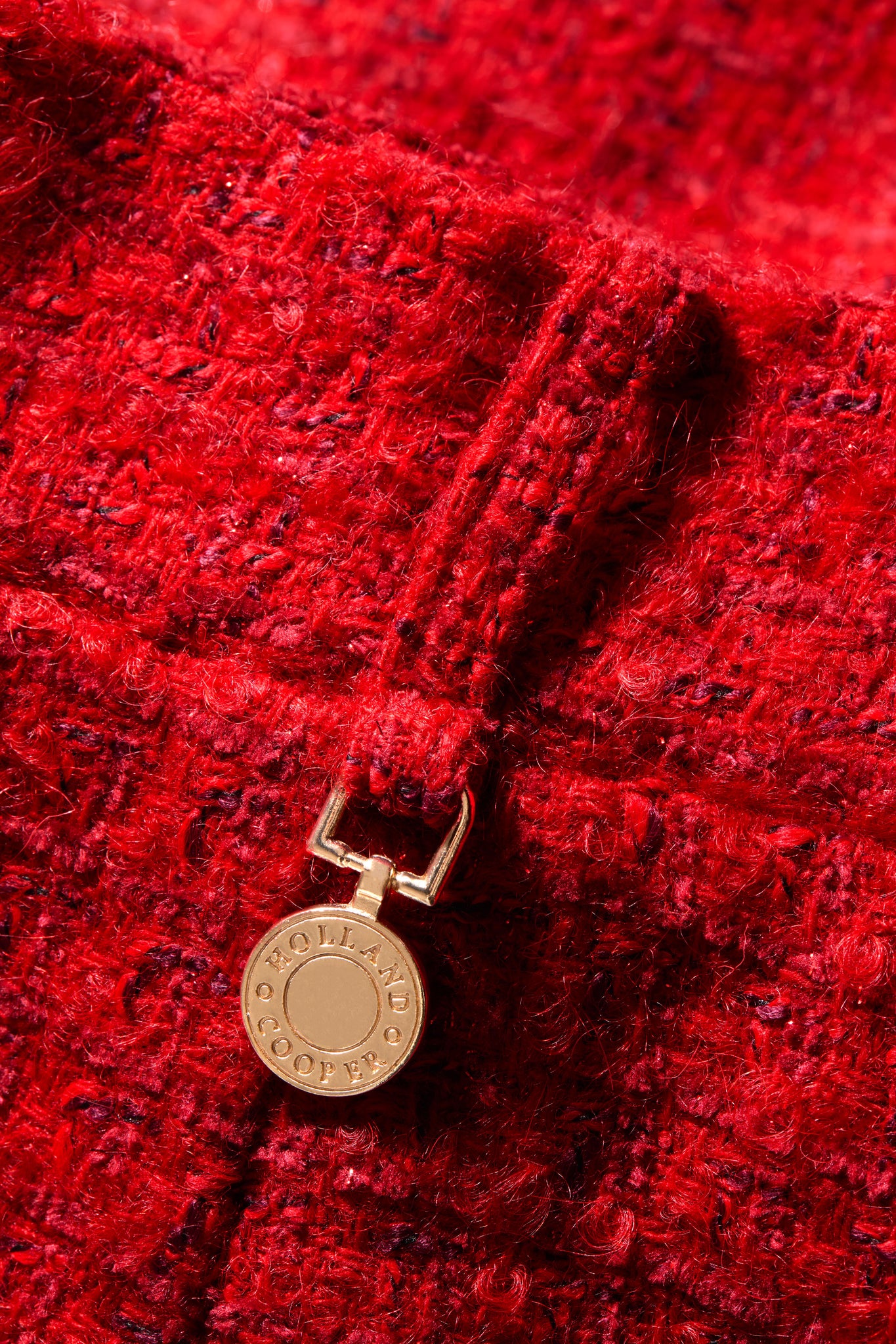 Regency Skirt (Red Boucle)